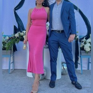 Greta Dress in Bubblegum - pink